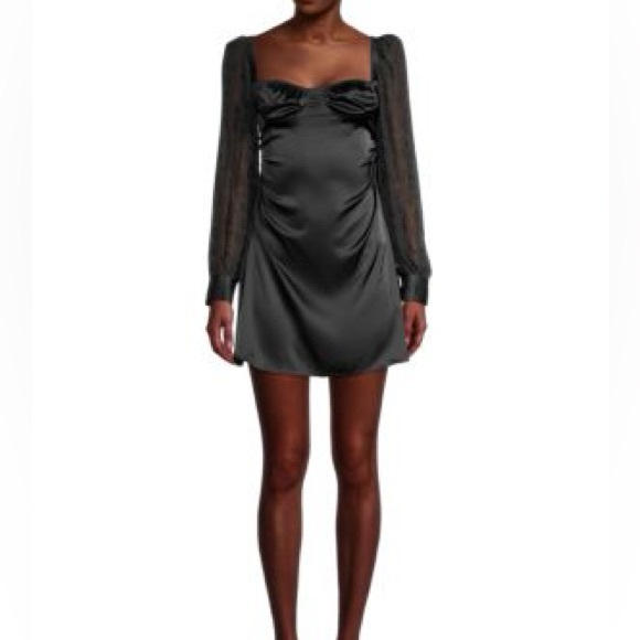 DANIELLE BERNSTEIN Dresses & Skirts - DANIELLE BERNSTEIN Puff-Sleeve Mini Dress (size 6)